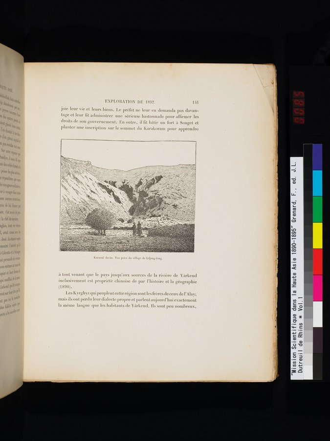 Mission Scientifique dans la Haute Asie 1890-1895 : vol.1 / Page 173 (Color Image)