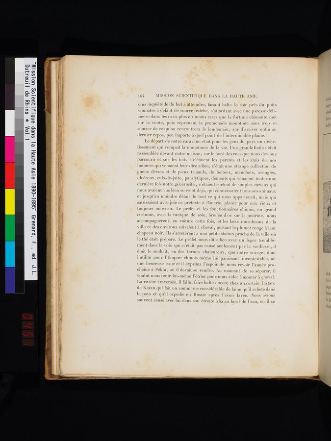 Mission Scientifique dans la Haute Asie 1890-1895 : vol.1 / 196 ページ（カラー画像）