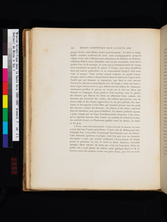 Mission Scientifique dans la Haute Asie 1890-1895 : vol.1 / 198 ページ（カラー画像）