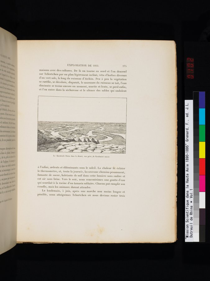 Mission Scientifique dans la Haute Asie 1890-1895 : vol.1 / 207 ページ（カラー画像）