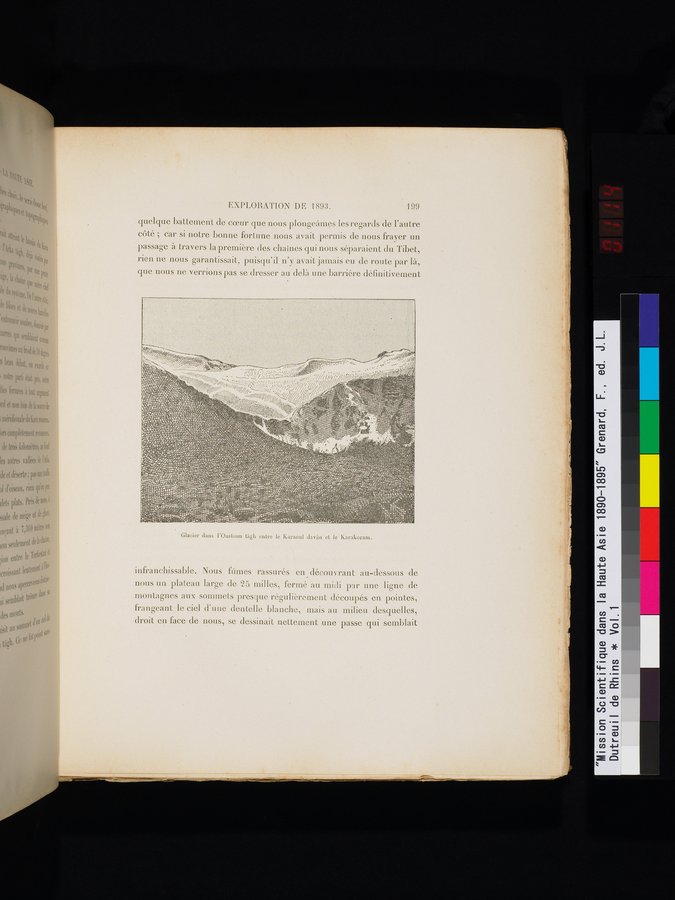 Mission Scientifique dans la Haute Asie 1890-1895 : vol.1 / Page 231 (Color Image)