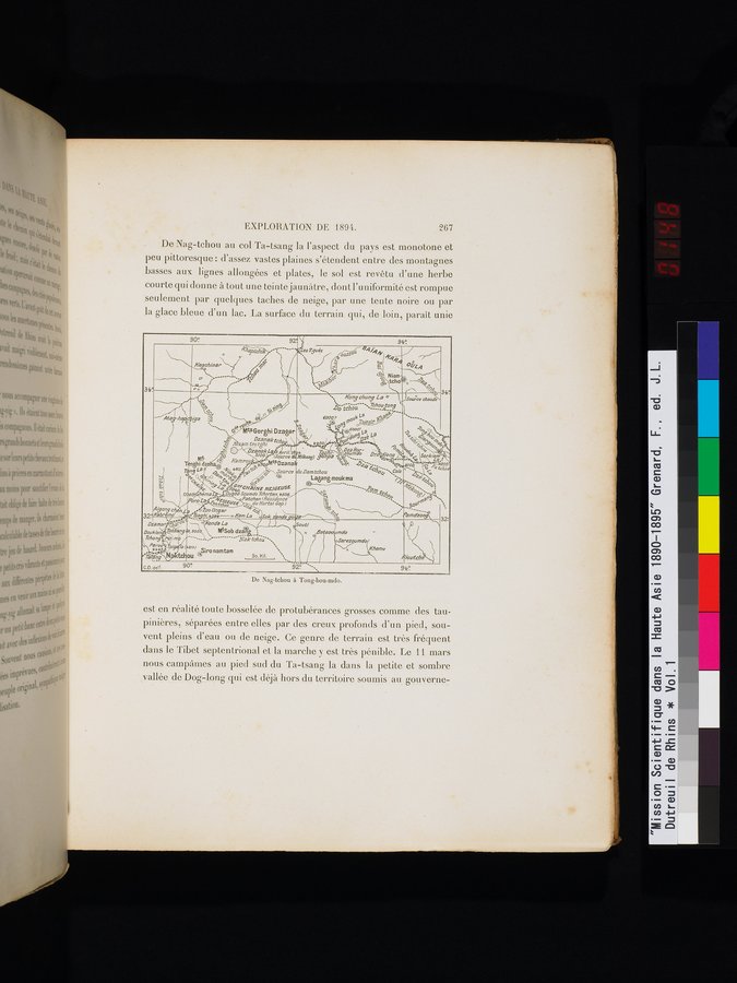 Mission Scientifique dans la Haute Asie 1890-1895 : vol.1 / Page 299 (Color Image)