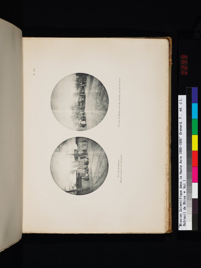 Mission Scientifique dans la Haute Asie 1890-1895 : vol.1 / Page 501 (Color Image)