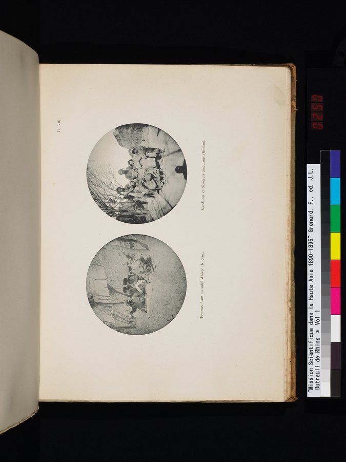 Mission Scientifique dans la Haute Asie 1890-1895 : vol.1 / 503 ページ（カラー画像）