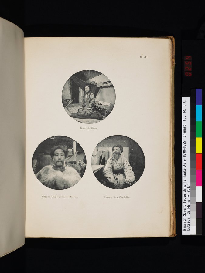 Mission Scientifique dans la Haute Asie 1890-1895 : vol.1 / 511 ページ（カラー画像）