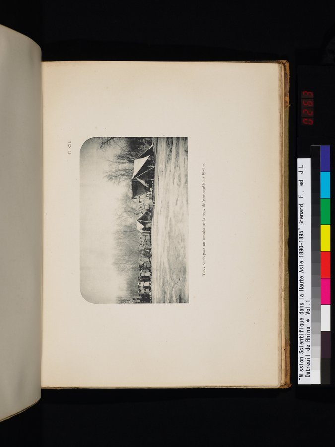 Mission Scientifique dans la Haute Asie 1890-1895 : vol.1 / 529 ページ（カラー画像）