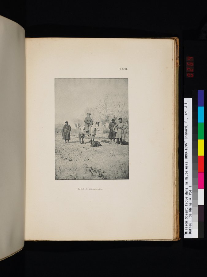 Mission Scientifique dans la Haute Asie 1890-1895 : vol.1 / 531 ページ（カラー画像）