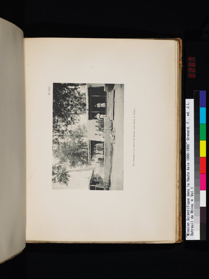 Mission Scientifique dans la Haute Asie 1890-1895 : vol.1 / 537 ページ（カラー画像）