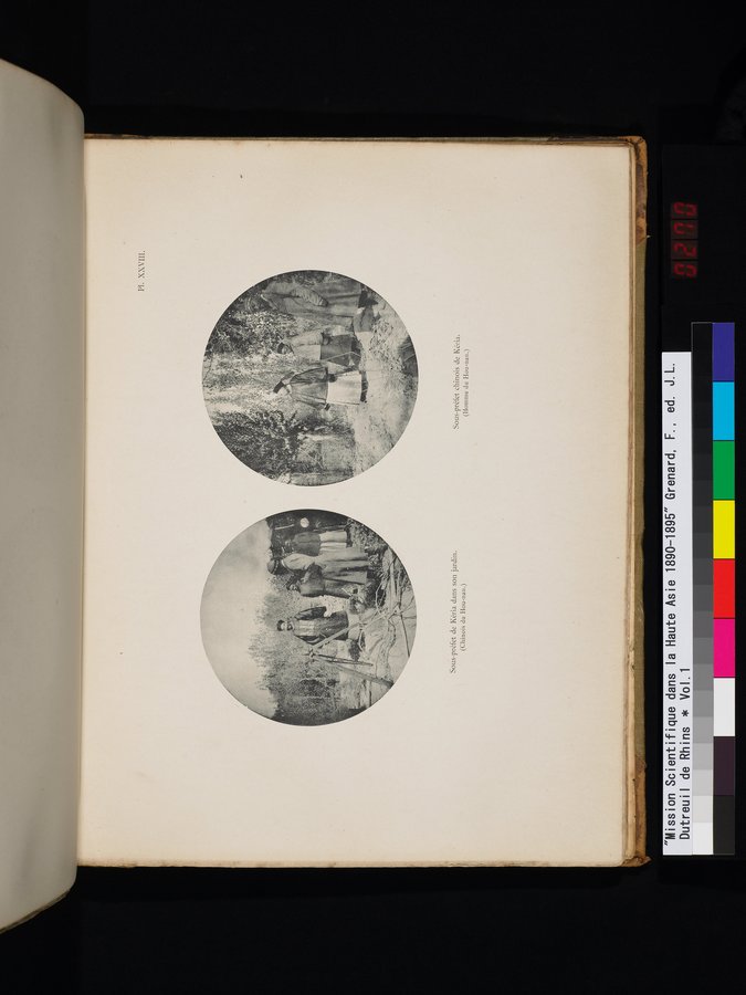 Mission Scientifique dans la Haute Asie 1890-1895 : vol.1 / 543 ページ（カラー画像）