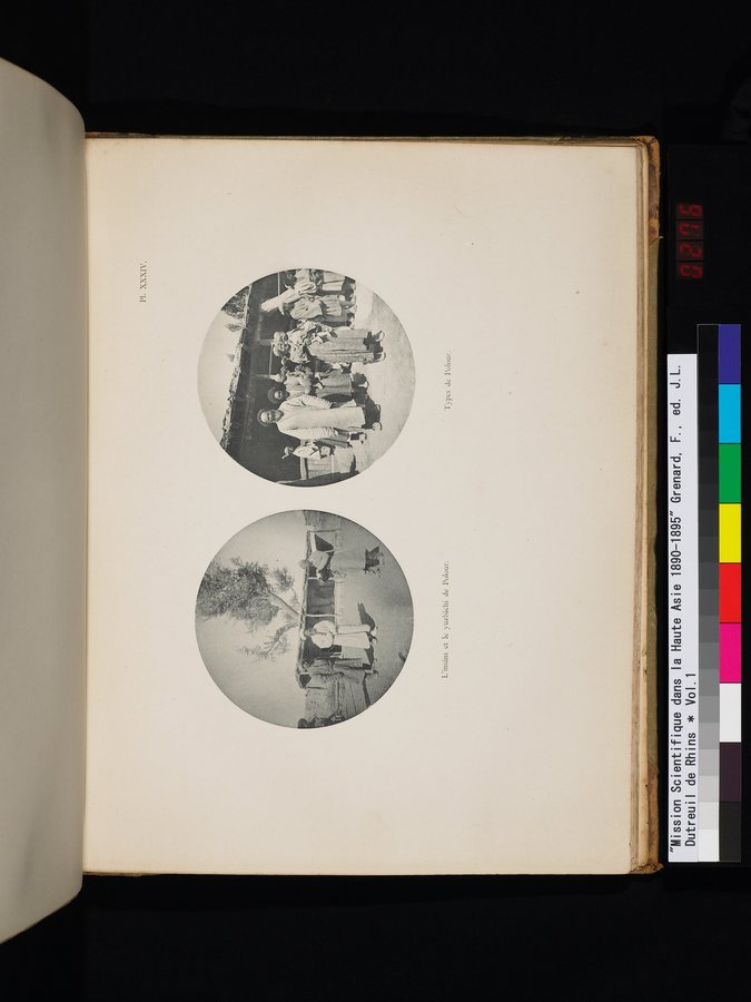 Mission Scientifique dans la Haute Asie 1890-1895 : vol.1 / 555 ページ（カラー画像）