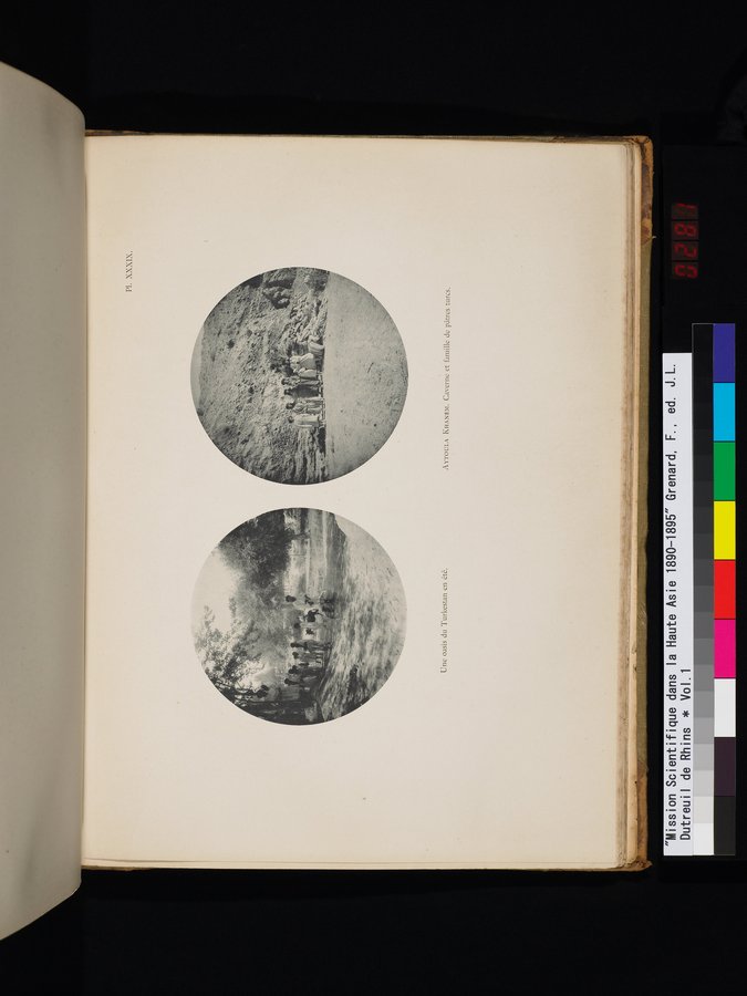 Mission Scientifique dans la Haute Asie 1890-1895 : vol.1 / Page 565 (Color Image)