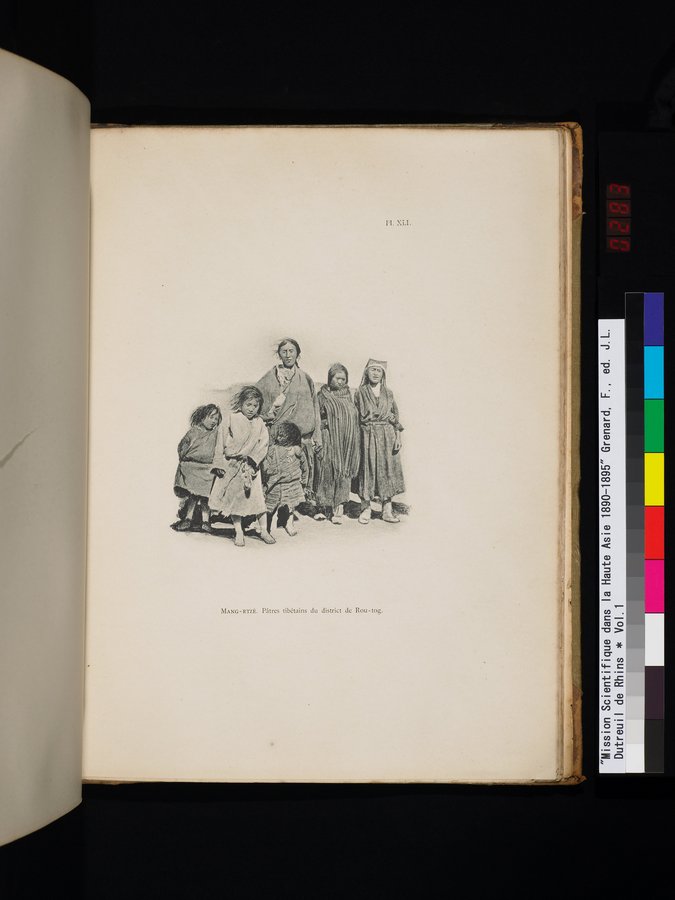 Mission Scientifique dans la Haute Asie 1890-1895 : vol.1 / 569 ページ（カラー画像）