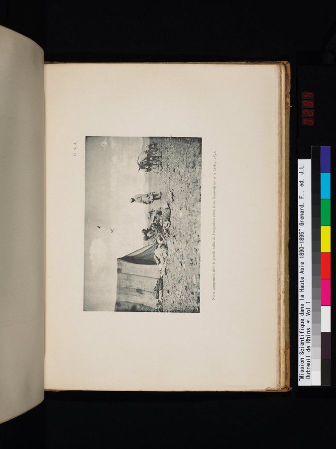 Mission Scientifique dans la Haute Asie 1890-1895 : vol.1 / Page 571 (Color Image)