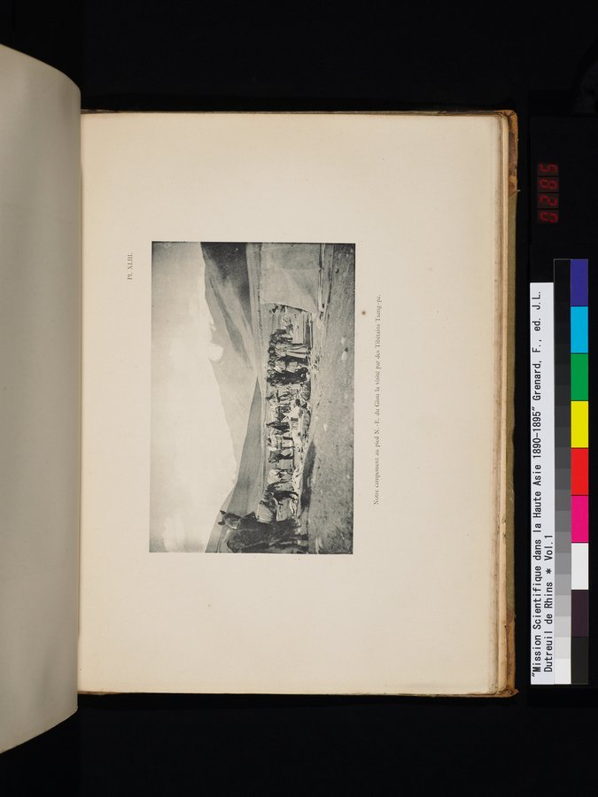 Mission Scientifique dans la Haute Asie 1890-1895 : vol.1 / Page 573 (Color Image)