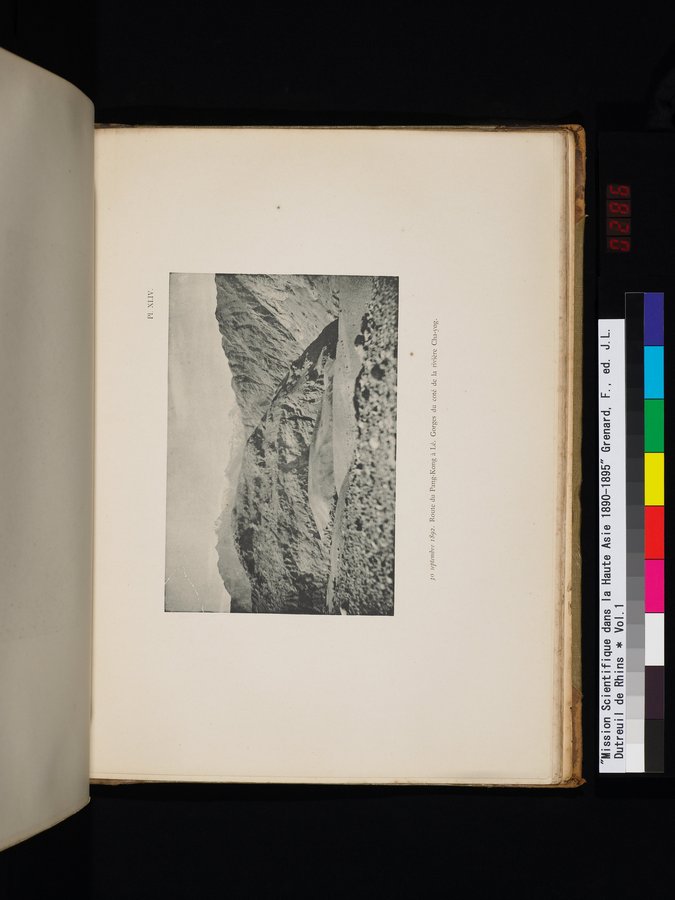 Mission Scientifique dans la Haute Asie 1890-1895 : vol.1 / 575 ページ（カラー画像）