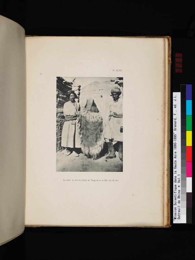 Mission Scientifique dans la Haute Asie 1890-1895 : vol.1 / 581 ページ（カラー画像）