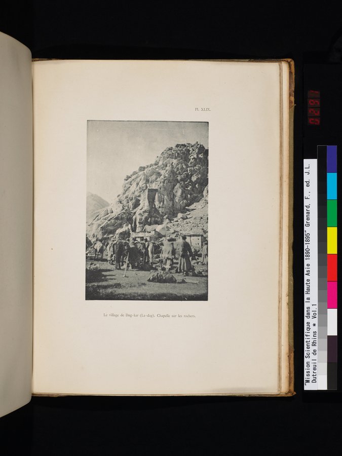 Mission Scientifique dans la Haute Asie 1890-1895 : vol.1 / 585 ページ（カラー画像）