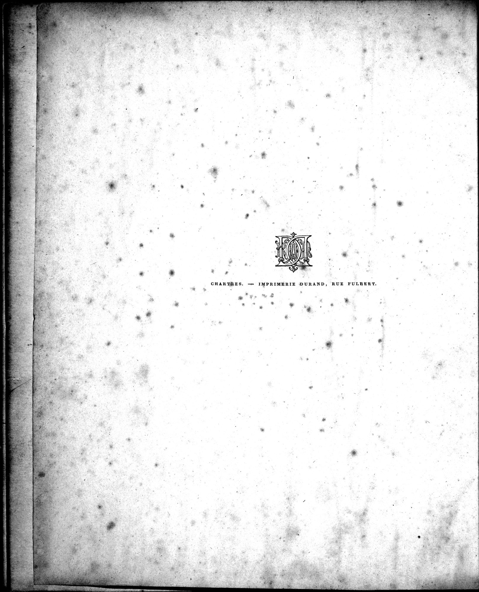 Mission Scientifique dans la Haute Asie 1890-1895 : vol.1 / 8 ページ（白黒高解像度画像）