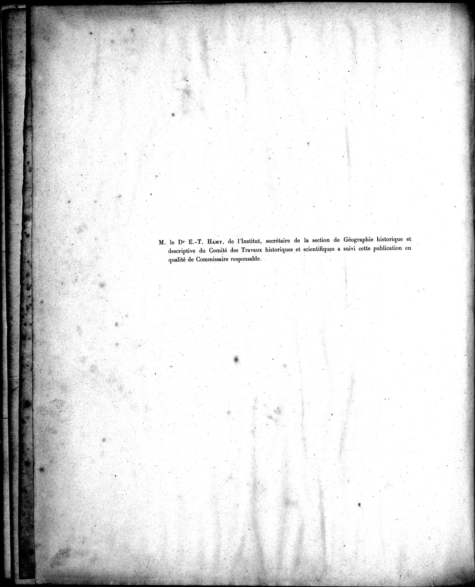 Mission Scientifique dans la Haute Asie 1890-1895 : vol.1 / 12 ページ（白黒高解像度画像）