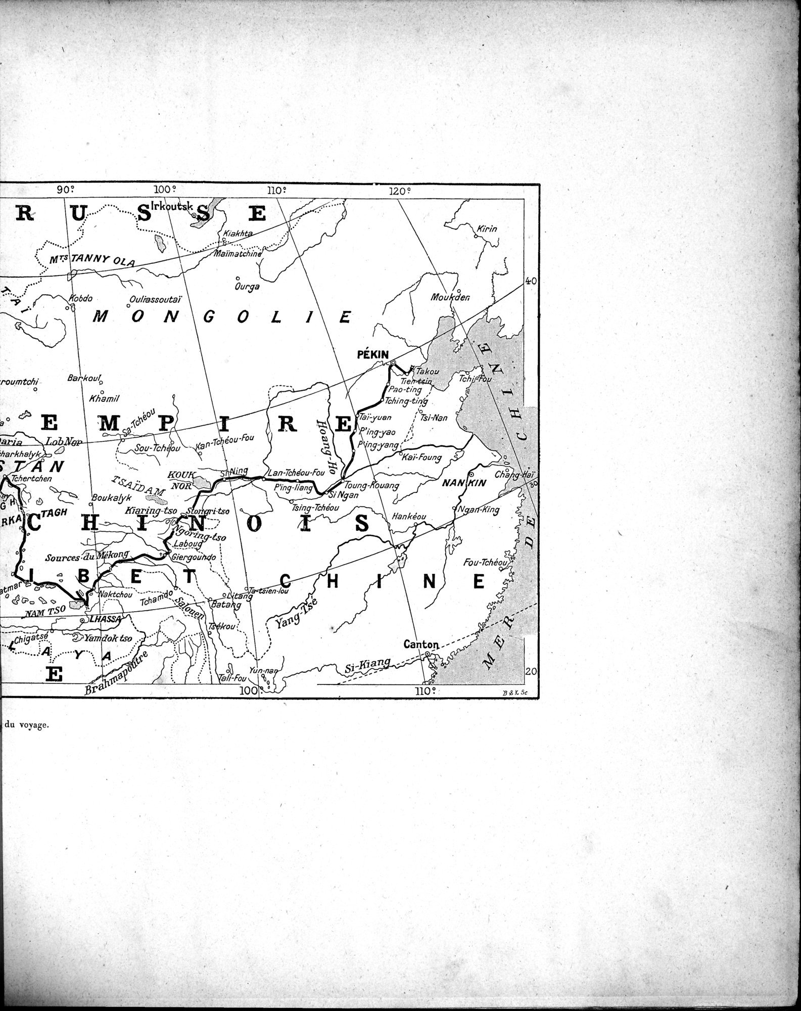 Mission Scientifique dans la Haute Asie 1890-1895 : vol.1 / Page 27 (Grayscale High Resolution Image)