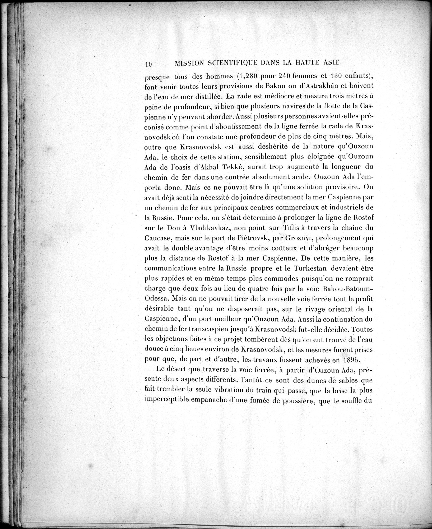 Mission Scientifique dans la Haute Asie 1890-1895 : vol.1 / 38 ページ（白黒高解像度画像）