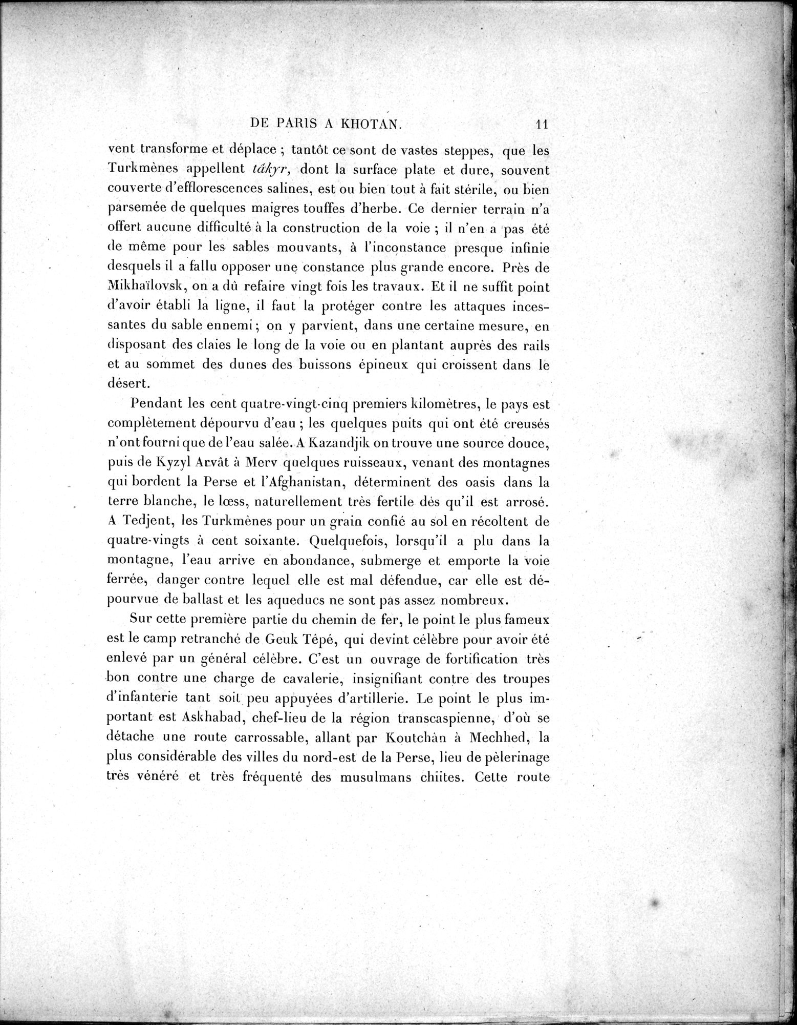 Mission Scientifique dans la Haute Asie 1890-1895 : vol.1 / Page 39 (Grayscale High Resolution Image)