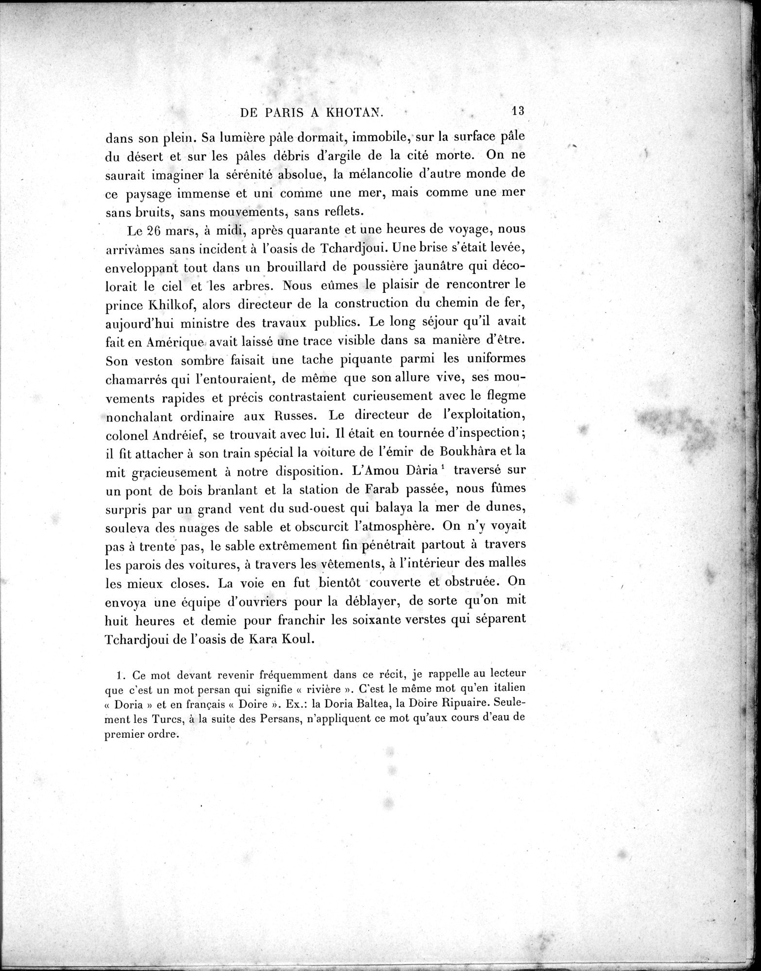 Mission Scientifique dans la Haute Asie 1890-1895 : vol.1 / Page 41 (Grayscale High Resolution Image)