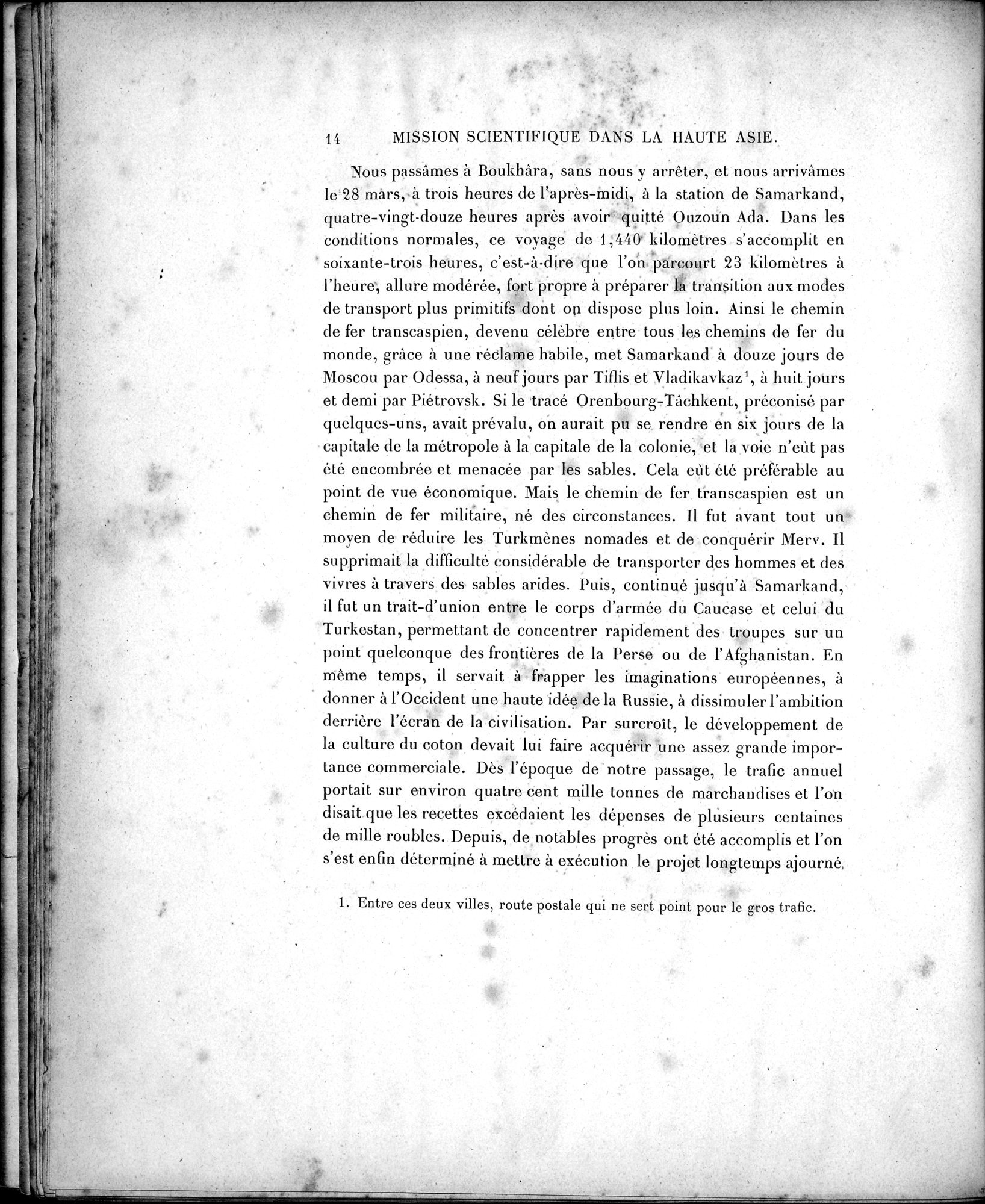 Mission Scientifique dans la Haute Asie 1890-1895 : vol.1 / 42 ページ（白黒高解像度画像）
