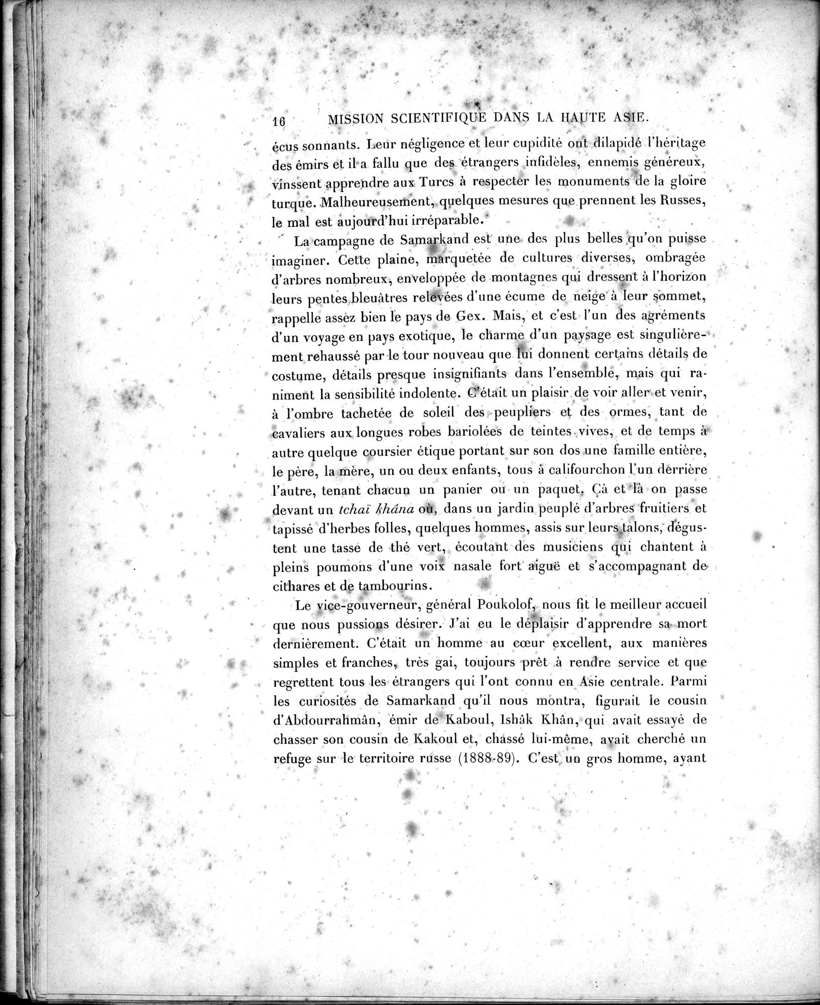 Mission Scientifique dans la Haute Asie 1890-1895 : vol.1 / 44 ページ（白黒高解像度画像）