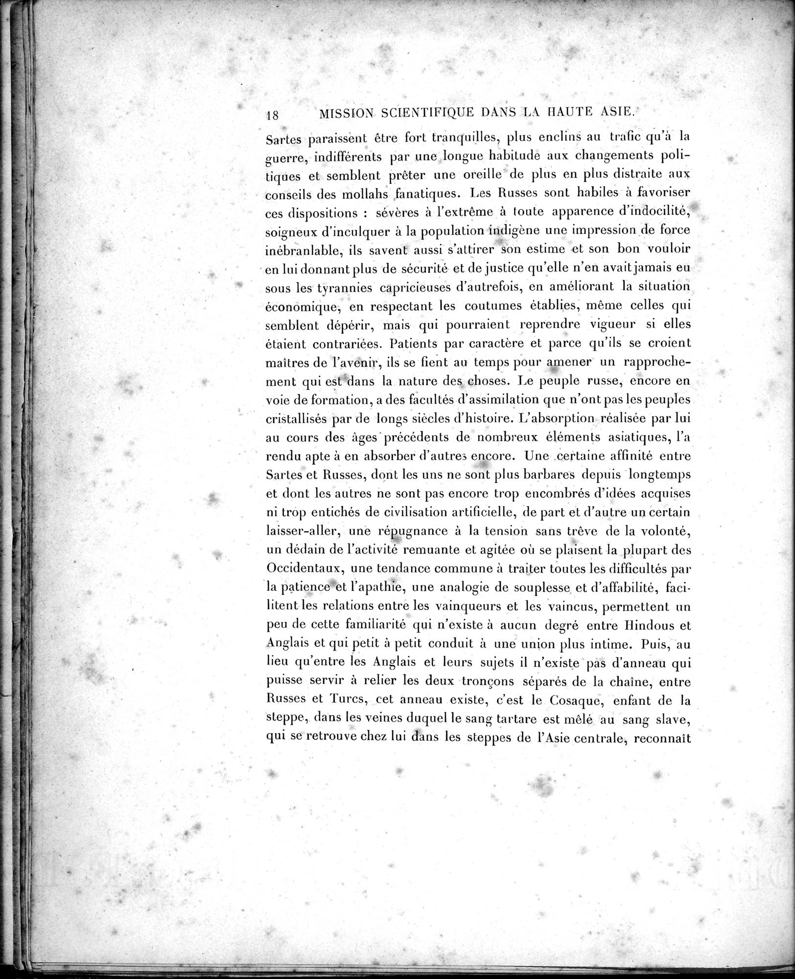 Mission Scientifique dans la Haute Asie 1890-1895 : vol.1 / 46 ページ（白黒高解像度画像）