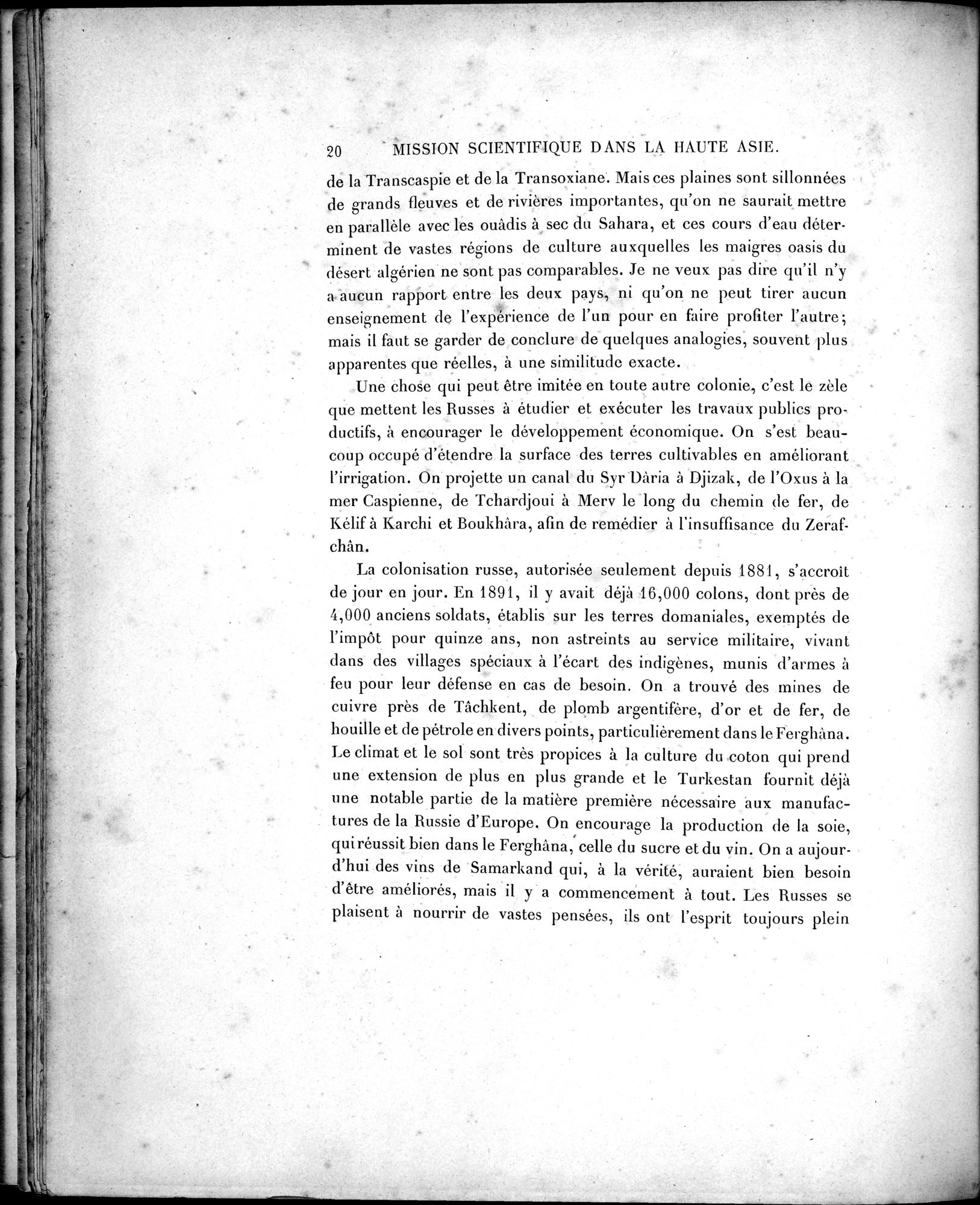 Mission Scientifique dans la Haute Asie 1890-1895 : vol.1 / 48 ページ（白黒高解像度画像）