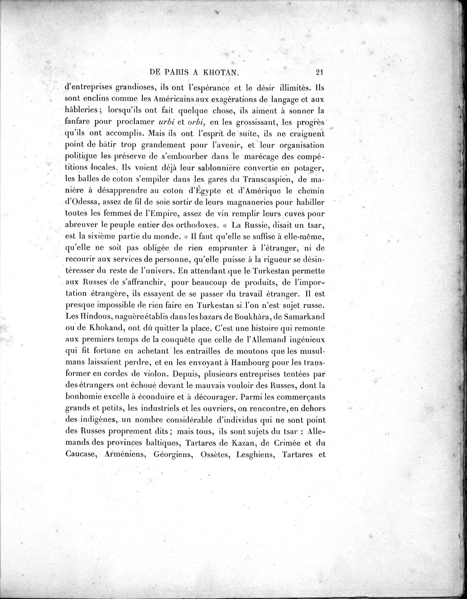 Mission Scientifique dans la Haute Asie 1890-1895 : vol.1 / 49 ページ（白黒高解像度画像）