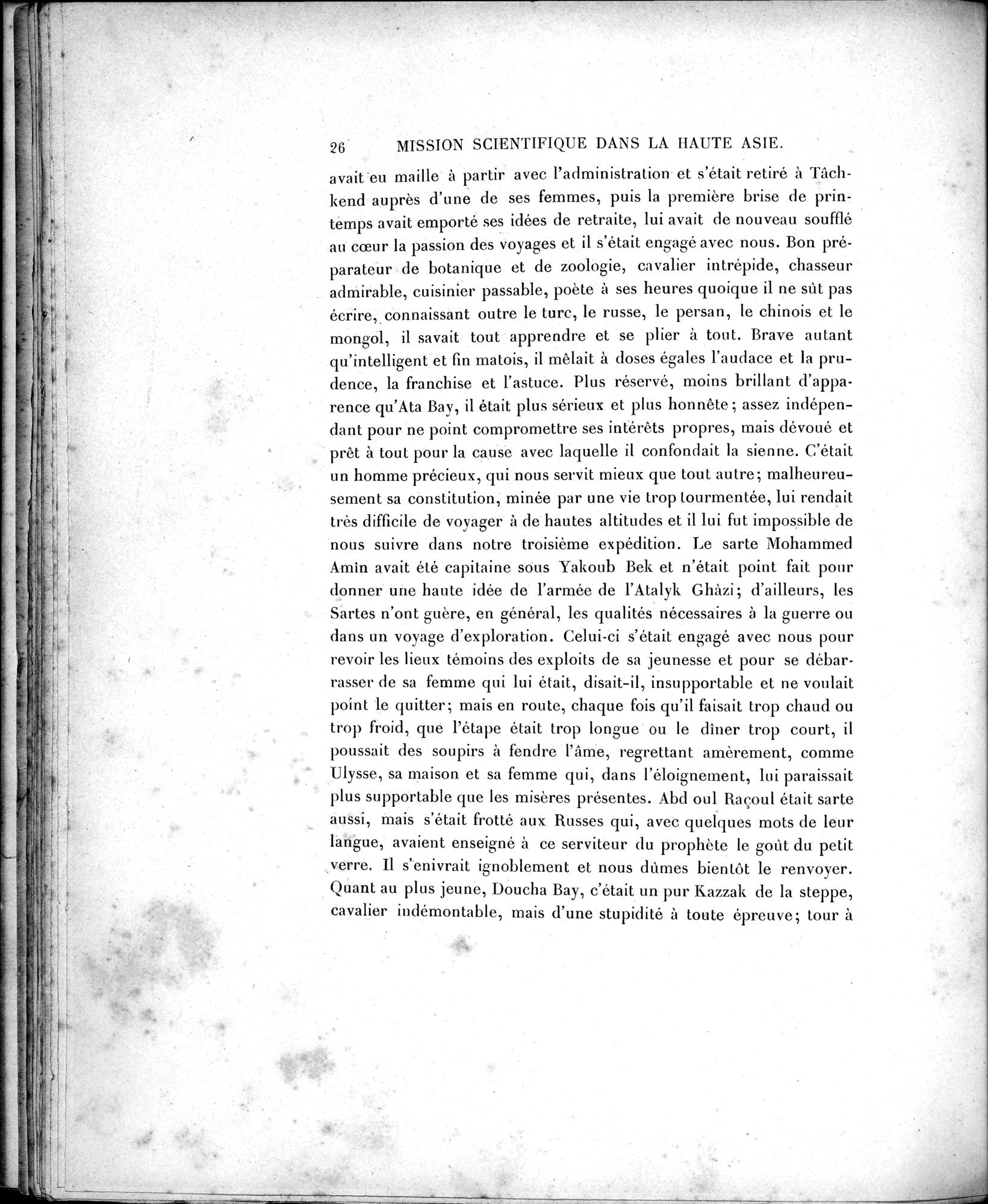 Mission Scientifique dans la Haute Asie 1890-1895 : vol.1 / Page 54 (Grayscale High Resolution Image)