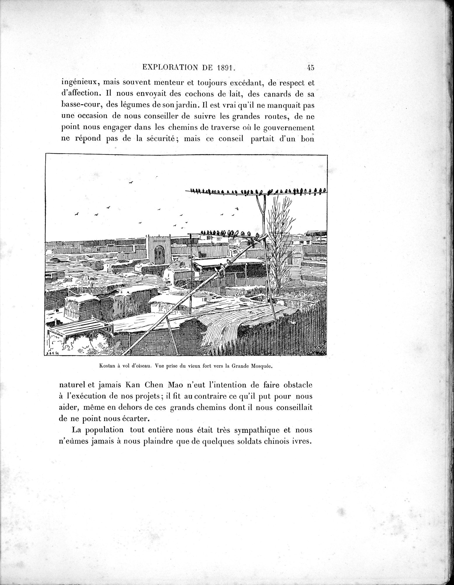 Mission Scientifique dans la Haute Asie 1890-1895 : vol.1 / 73 ページ（白黒高解像度画像）
