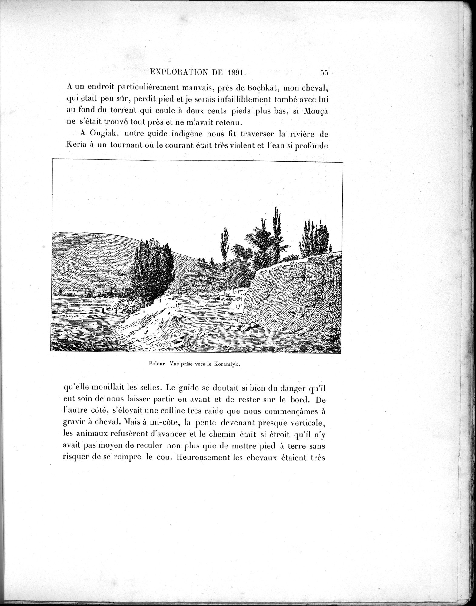 Mission Scientifique dans la Haute Asie 1890-1895 : vol.1 / Page 83 (Grayscale High Resolution Image)