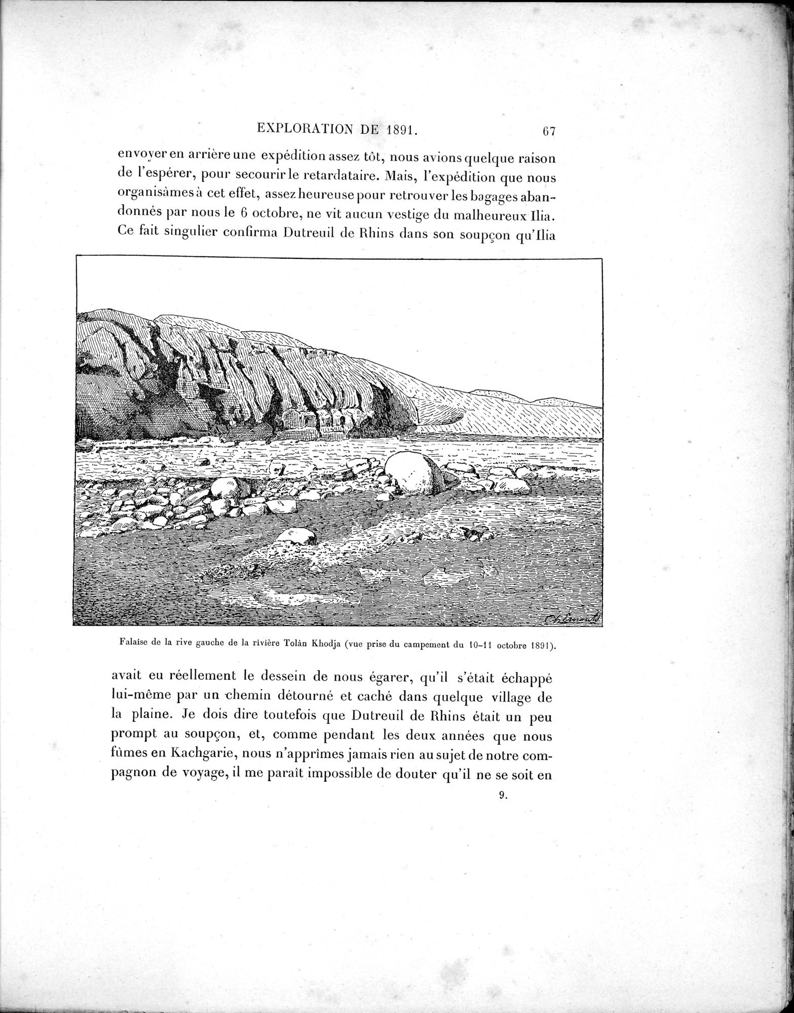 Mission Scientifique dans la Haute Asie 1890-1895 : vol.1 / 95 ページ（白黒高解像度画像）