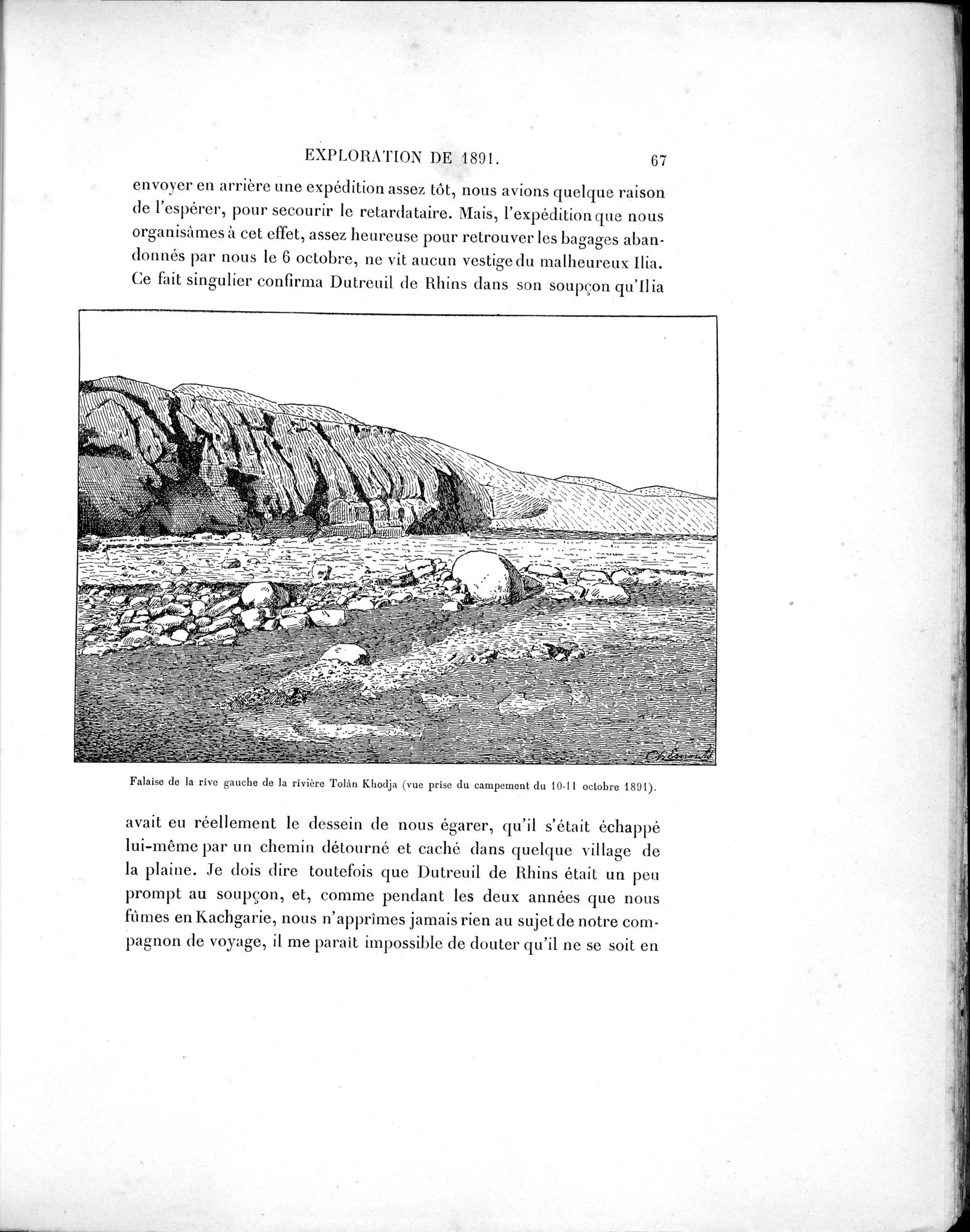 Mission Scientifique dans la Haute Asie 1890-1895 : vol.1 / 97 ページ（白黒高解像度画像）