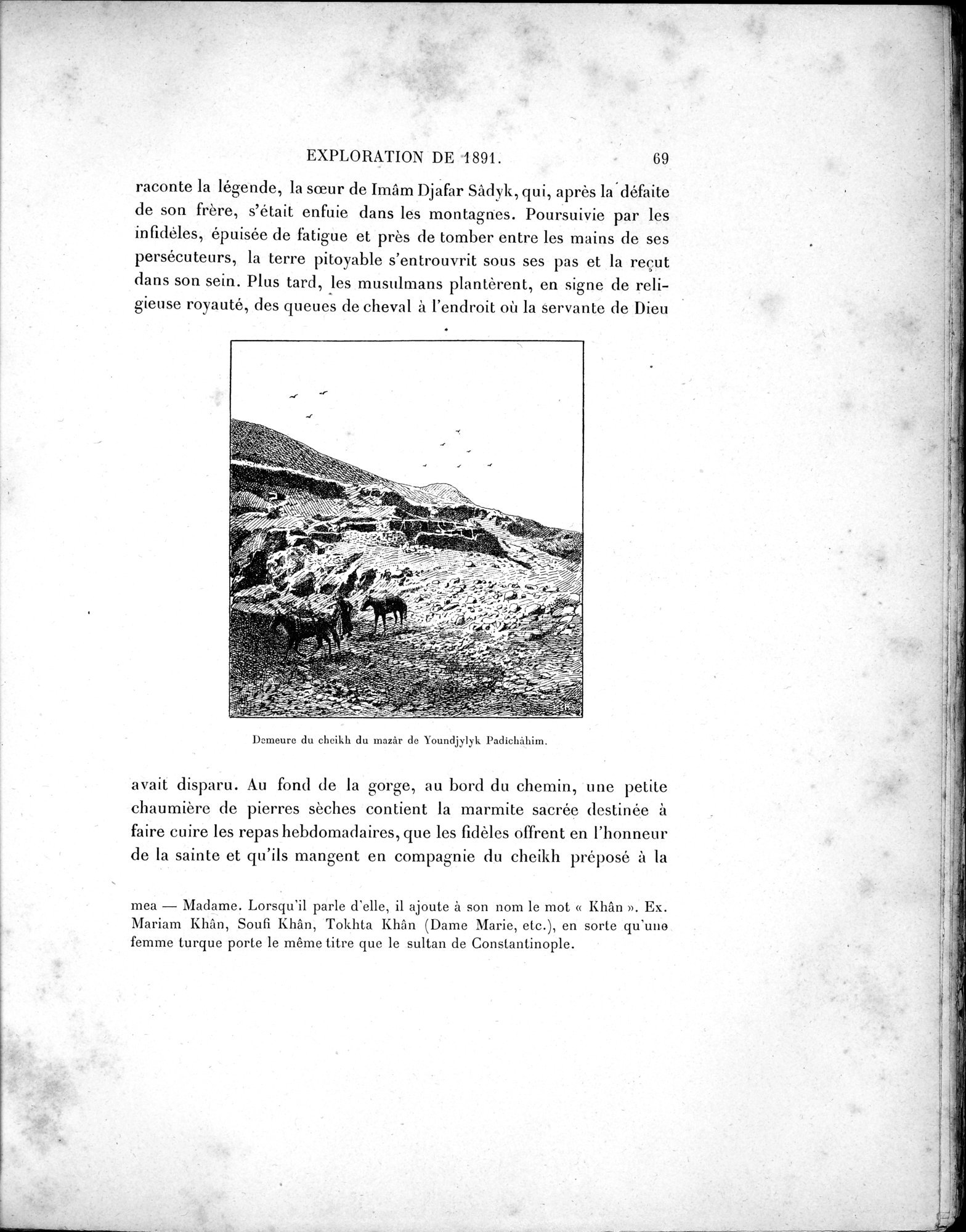 Mission Scientifique dans la Haute Asie 1890-1895 : vol.1 / Page 101 (Grayscale High Resolution Image)