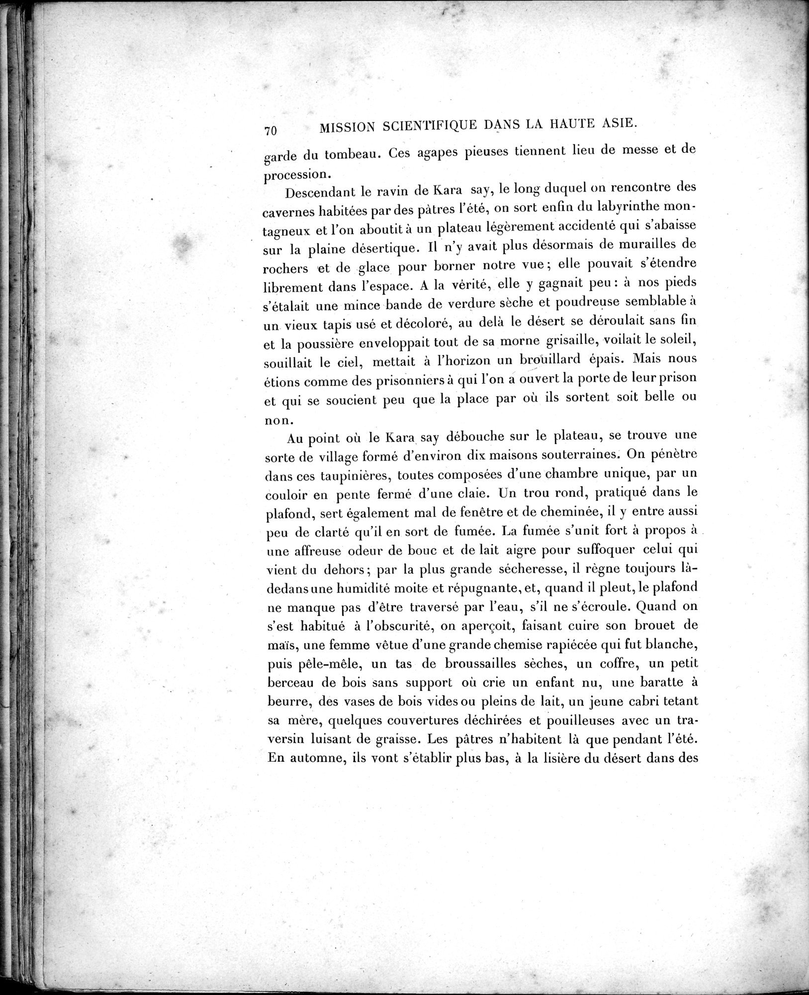 Mission Scientifique dans la Haute Asie 1890-1895 : vol.1 / Page 102 (Grayscale High Resolution Image)