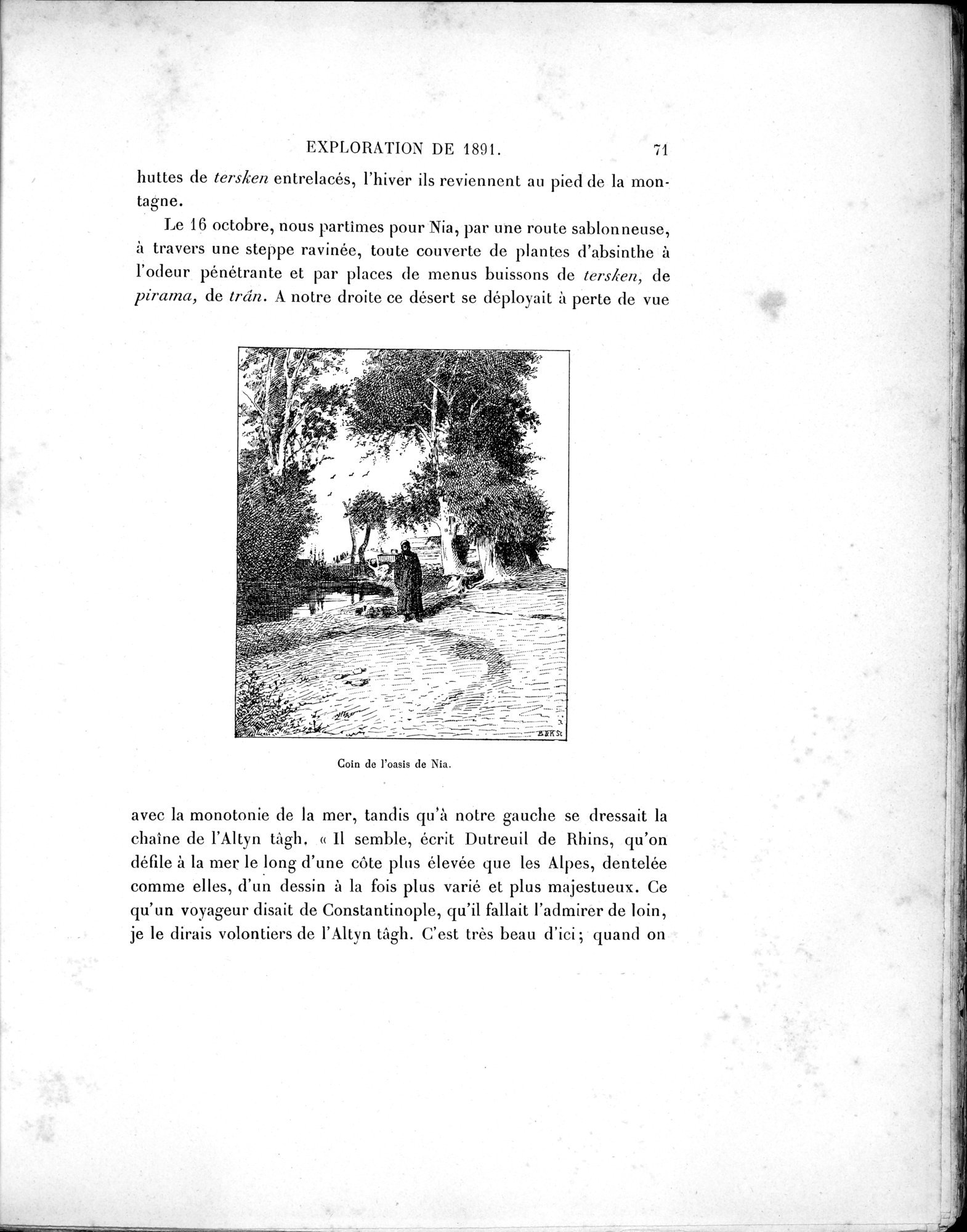 Mission Scientifique dans la Haute Asie 1890-1895 : vol.1 / Page 103 (Grayscale High Resolution Image)