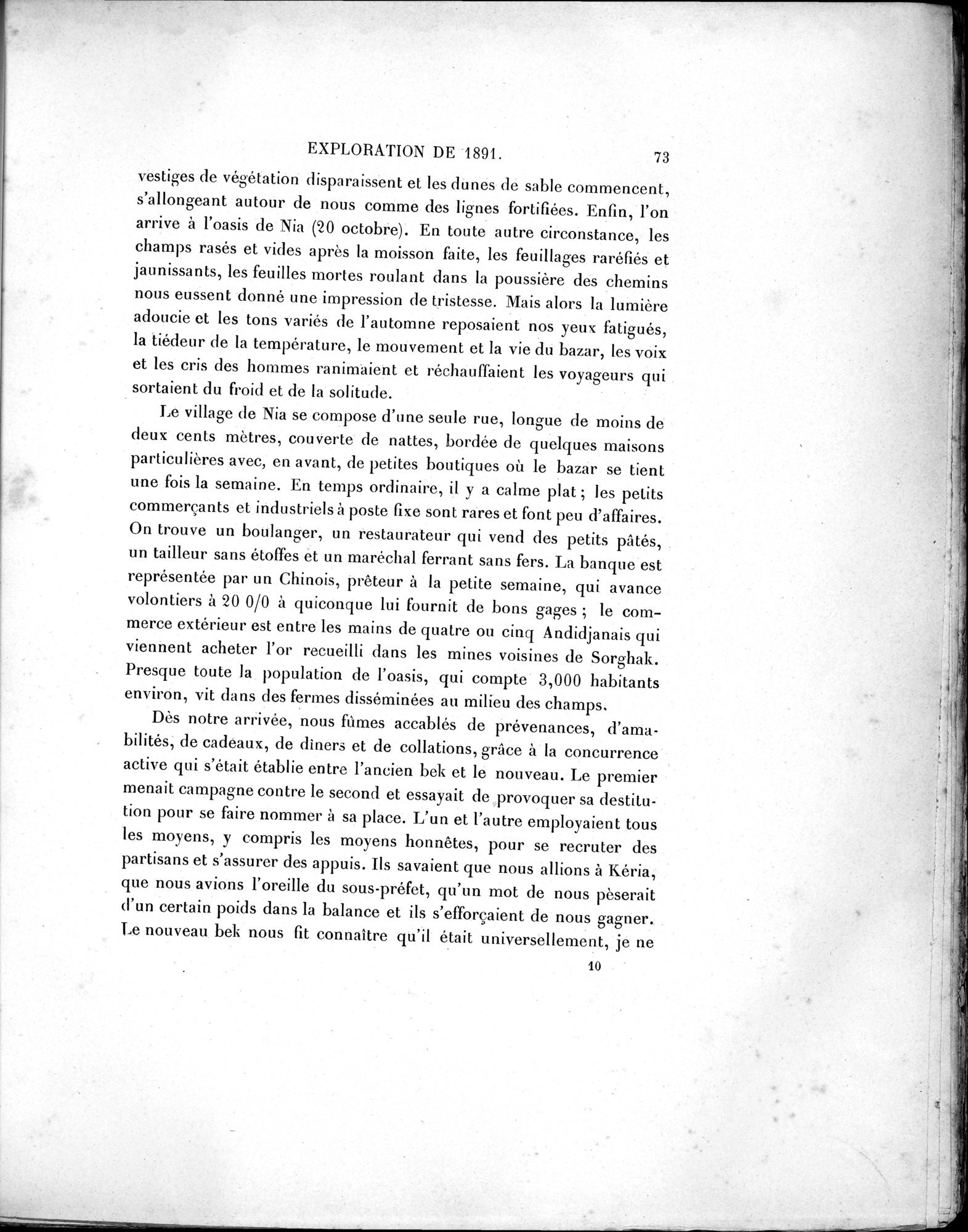 Mission Scientifique dans la Haute Asie 1890-1895 : vol.1 / Page 105 (Grayscale High Resolution Image)
