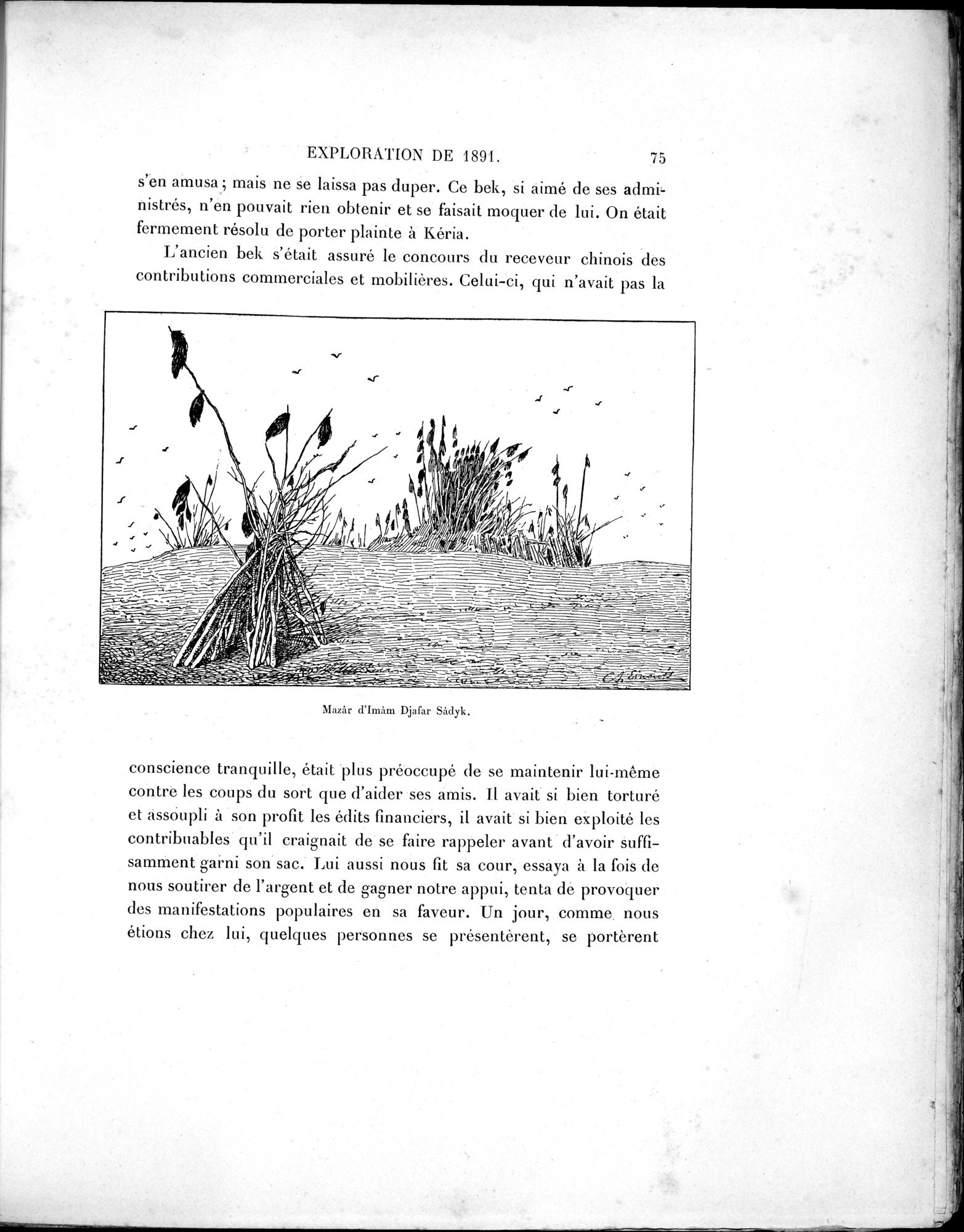 Mission Scientifique dans la Haute Asie 1890-1895 : vol.1 / 107 ページ（白黒高解像度画像）