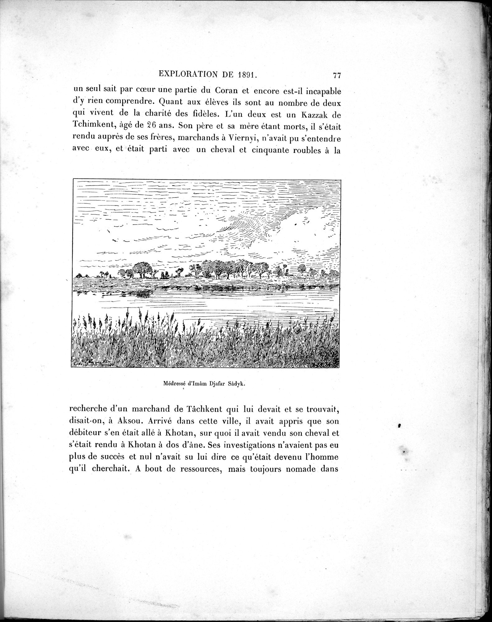 Mission Scientifique dans la Haute Asie 1890-1895 : vol.1 / Page 109 (Grayscale High Resolution Image)