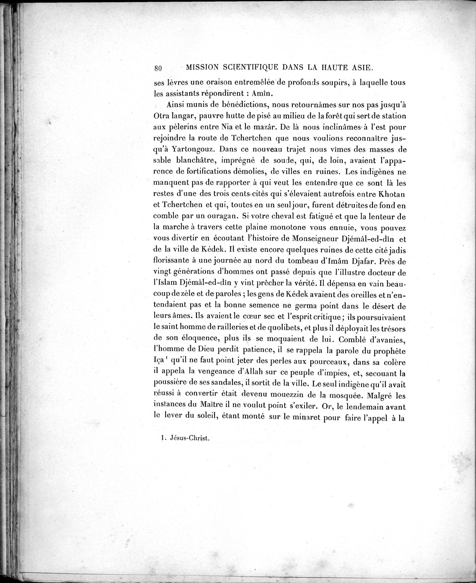 Mission Scientifique dans la Haute Asie 1890-1895 : vol.1 / Page 112 (Grayscale High Resolution Image)