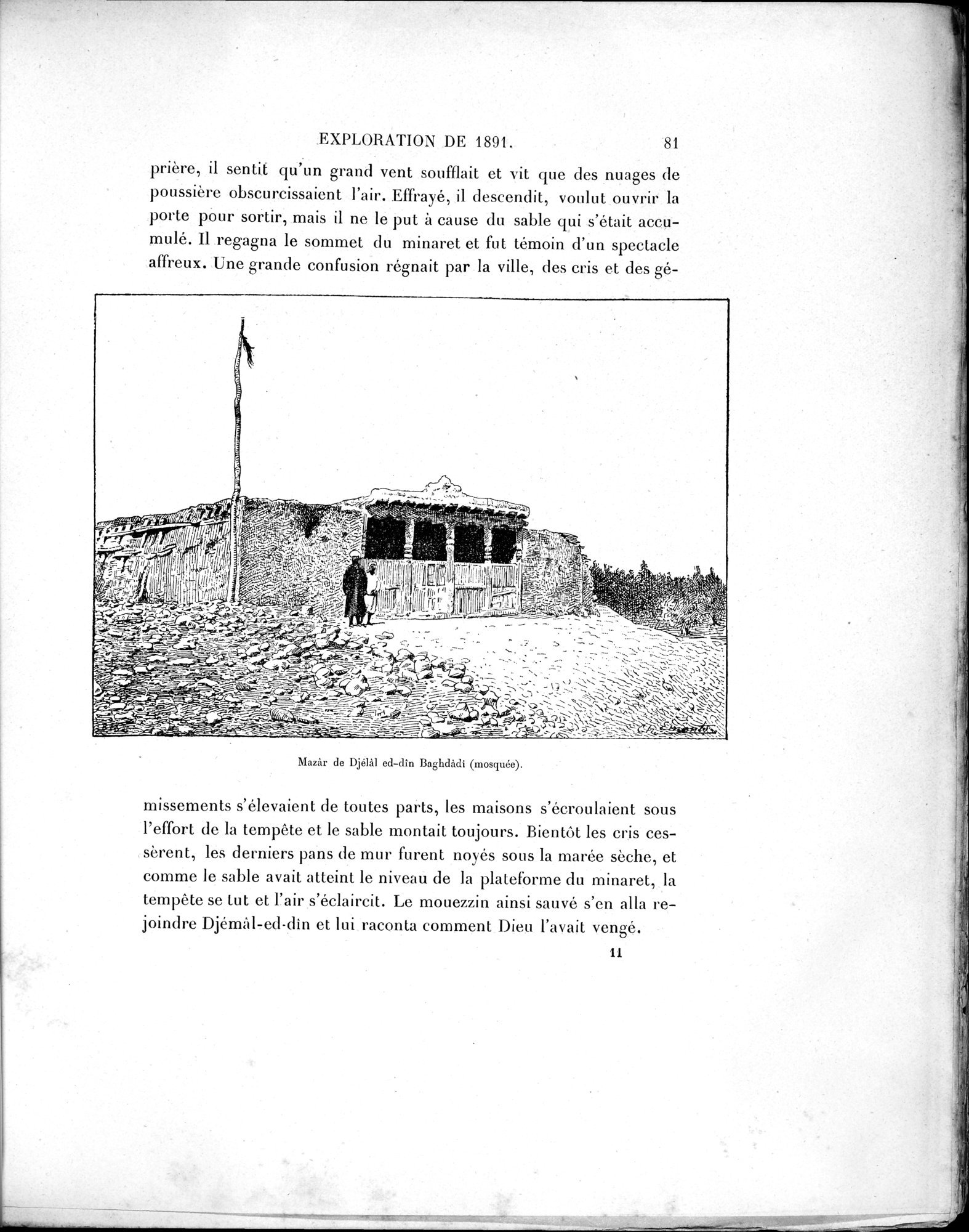 Mission Scientifique dans la Haute Asie 1890-1895 : vol.1 / 113 ページ（白黒高解像度画像）