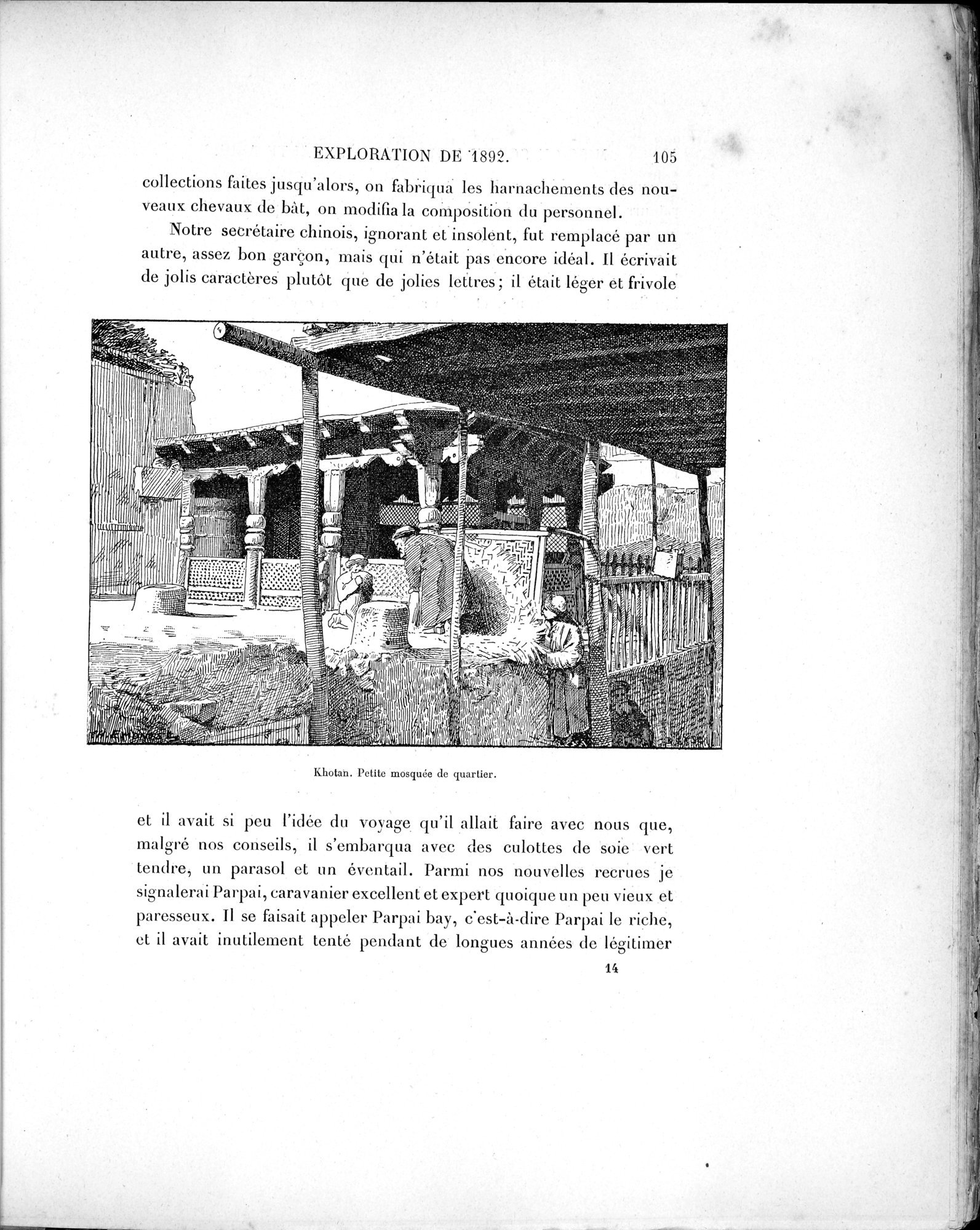 Mission Scientifique dans la Haute Asie 1890-1895 : vol.1 / 137 ページ（白黒高解像度画像）