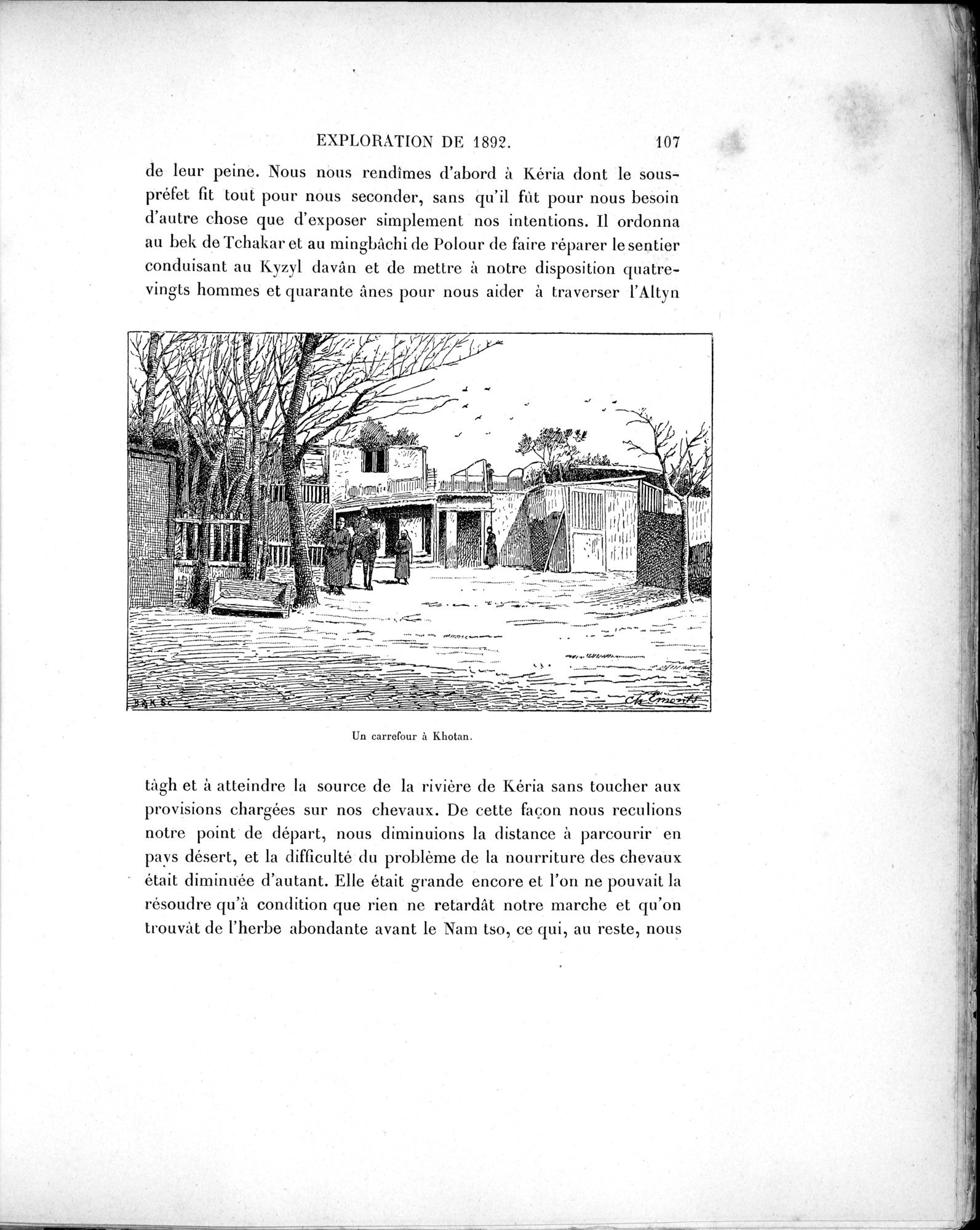 Mission Scientifique dans la Haute Asie 1890-1895 : vol.1 / Page 139 (Grayscale High Resolution Image)