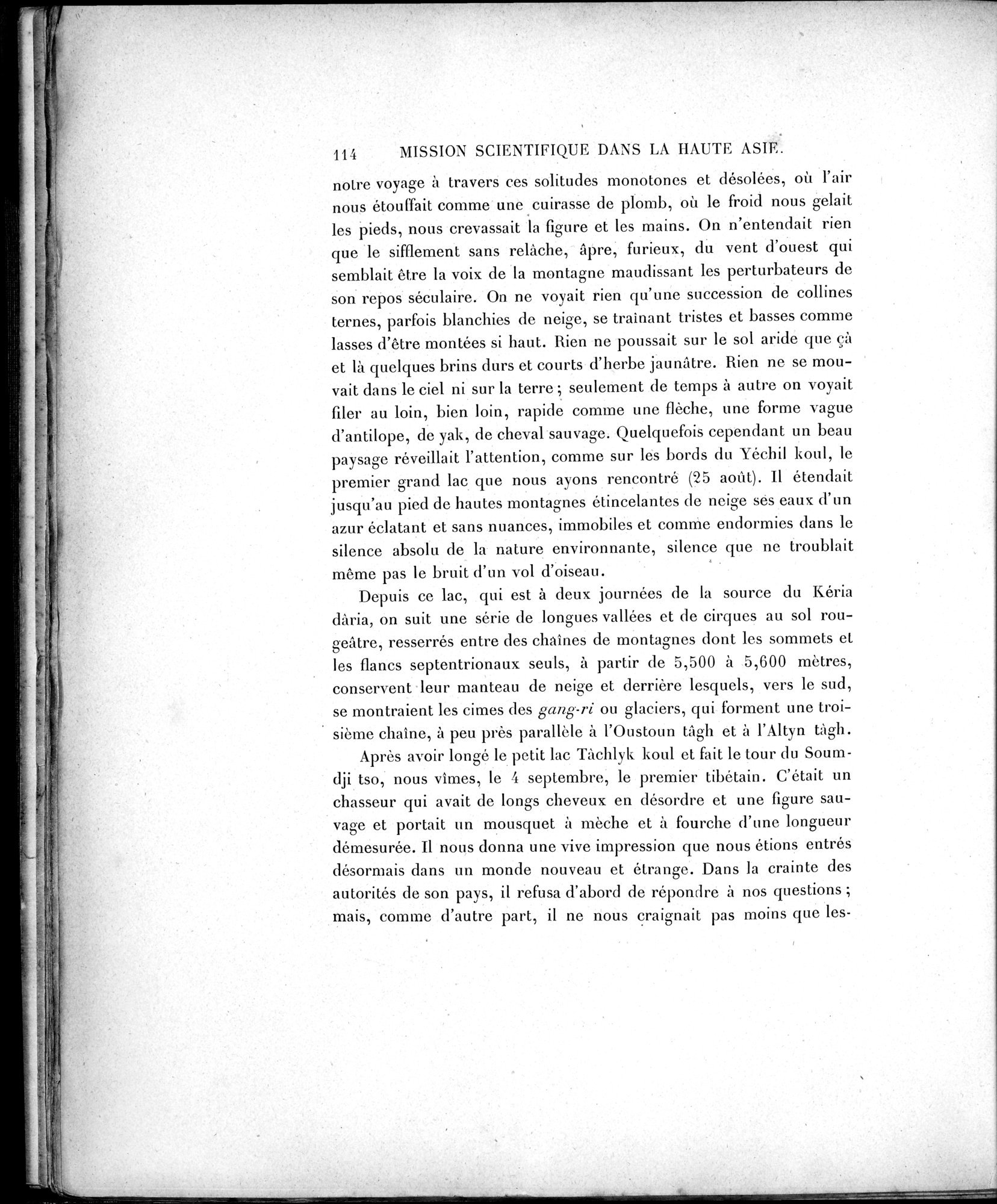Mission Scientifique dans la Haute Asie 1890-1895 : vol.1 / Page 146 (Grayscale High Resolution Image)