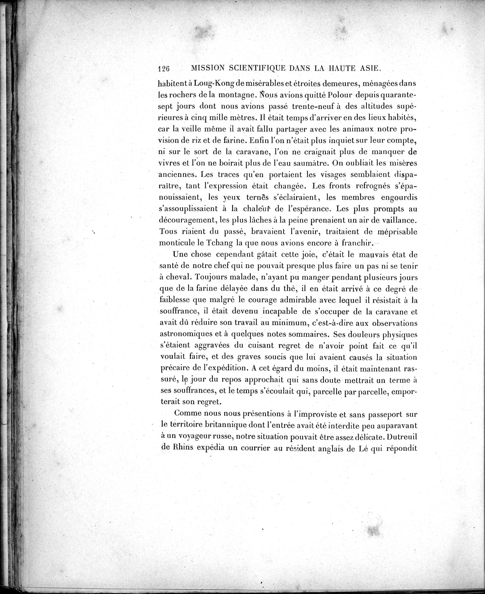 Mission Scientifique dans la Haute Asie 1890-1895 : vol.1 / Page 158 (Grayscale High Resolution Image)