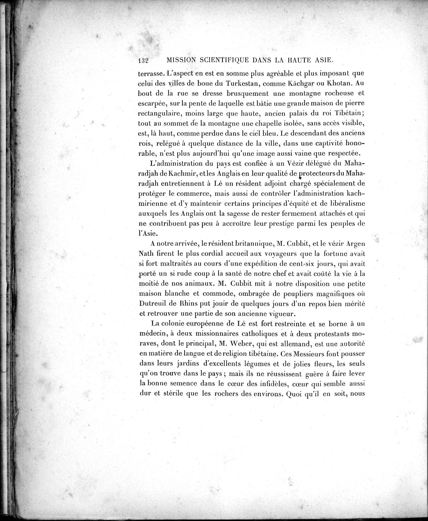 Mission Scientifique dans la Haute Asie 1890-1895 : vol.1 / Page 164 (Grayscale High Resolution Image)